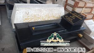 Contoh Makam Granit, Model Kuburan Minimalis di Pasuruan