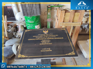 Desain Podium Prasasti Granit Custom