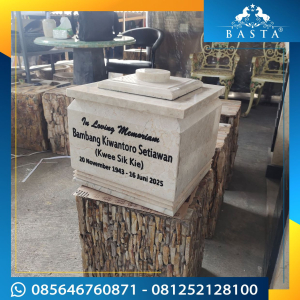 Persembahan Terakhir Guci Abu Kremasi Marmer dengan Desain Klasik & Modern