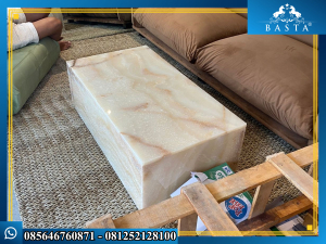 Contoh Pemasangan Meja dari Bahan Onix Contoh Pemasangan Meja dari Bahan Onix