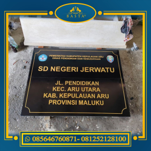 Design Papan Nama Sekolah