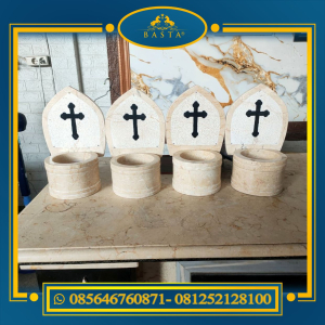 Tempat Air Suci Marmer Premium