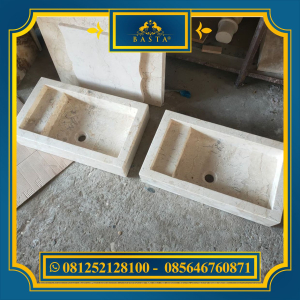 Contoh Wastafel Marmer Custom Pilihan