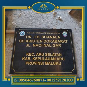 Model Papan Nama Sekolah
