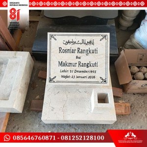 Design Batu Nisan Marmer Kotak yang Mewah