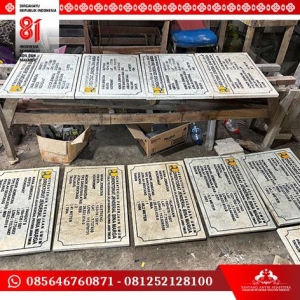 Model Prasasti Peresmian Marmer Premium Model Prasasti Peresmian Marmer Premium