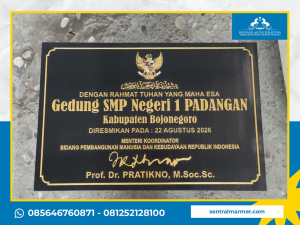 Design Prasasti Peresmian Granit Berkualitas